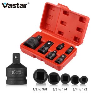 Contactdozen 6PC Drive Socket Adapter Convertor Reducer Set 1/2 till 3/8 till 1/4 3/4 till 1/2 Effektuttagadapter för bilreparationsverktyg