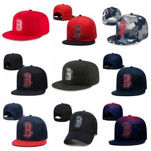 24 style Snapback Hats Regulowane sportowe ręczne czapki baseballowe Casquettes Chapeus dla mężczyzn Women Hurtowa „B” Boston