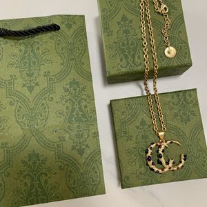 Collana di dichiarazione del marchio di lusso, alla moda e d'atmosfera, regalo di San Valentino per donna, regalo di compleanno