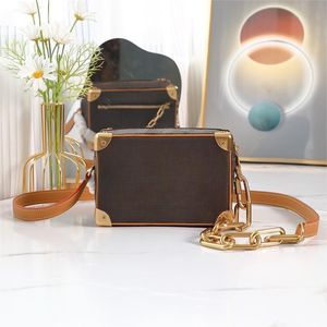 5A Designers Classic MINI SOFT TRUNK Shoulder Bag Ladies Handbag Wallet Ladies' Favorite Messenger Bags square clutche