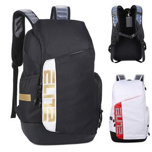 Zaino sportivo Elite Pro Hoops Cuscino d'aria Cinghie ammortizzanti Coppia zaino Borsa per laptop da studente Borse da allenamento Zaino da esterno Borsa da viaggio multifunzionale per coppia