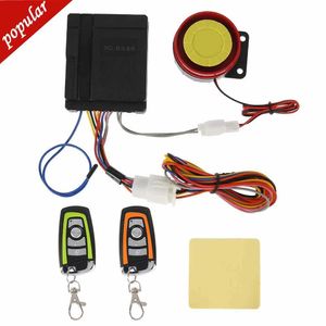 Ny motorcykel Anti-stöld 125dB Universal Two-vägs motorcykel Scooter Security Alarm System Motor Start Remote Control Nyckel