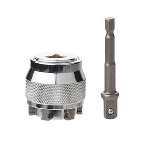 Contactdozen 1019Mm Adjustable Hex Universal Socket Torque Ratchet Adapter Wrench Head Spanner Sleeve Repair Tools