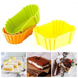 Bottiglie di stoccaggio 3 pezzi Coppe per verdure in silicone Snackbox Divisore Scomparti portatili Flessibile Bento Box Lunchbox Contorno