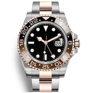 Wysokiej jakości męski zegarek 40 mm Automatyczny mechaniczny projektant zegarków ze zegarem ze stali nierdzewnej Stół Sportowy zegarek Sapphire Glass Luminous Waterproof Watch Prezent