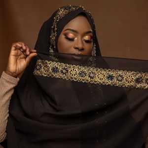 Hijabs 70 * 180 cm muslimisches Chiffon-Kopftuch, geeignet für Frauen, islamisches Spitzen-Kopftuch für Frauen, normaler Rasierer und Kopftuch für Frauen 230512
