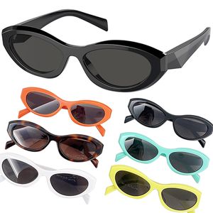 Óculos de sol circulares de luxo para mulheres PR26ZS moda feminina designer clássico masculino óculos casuais ovais femininos óculos de sol Lunette de Soleil