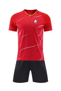 LILLE OSC Herrspårar Barn Summer Leisure Sport Short Sleeve Suit Outdoor Sports Jogging T Shirt