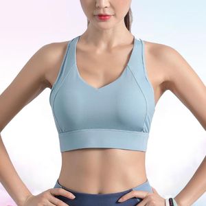 Running Jerseys Pc Sports Vest Shockproof Gather Underwear Yoga Suit Adjustable Wear Fitness Beautiful For Ladies Girls (Size