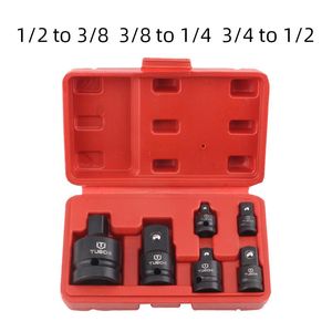 Contactdozen Socket Converter Adaptor Set for Hand Wrench Tool Set Reducer Adapter 1/4 1/2 3/8 3/4 for Car Bicycle Garage Repair Tool