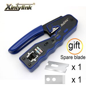 Tang xintylink rj45 crimper hand network tools pliers cat5 cat6 8p rj 45 cable Stripper pressing clamp tongs clip new style type