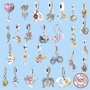 925 charm beads accessories fit pandora charms jewelry Friendship Best Book Love charms set Pendant DIY Fine