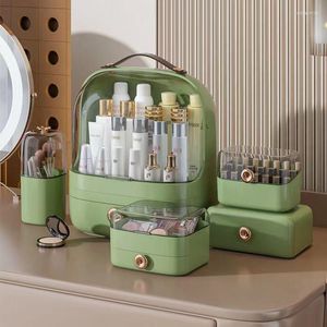 Storage Boxes Makeup Organizer Bathroom Cosmetic Box Lipstick Container Waterproof Drawer Facial Mask Powder 5-Piece Set