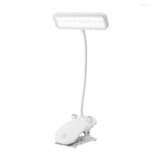 Lampy stołowe Klip na lekkim trzyobiegłe światła biurka typu touchy USB