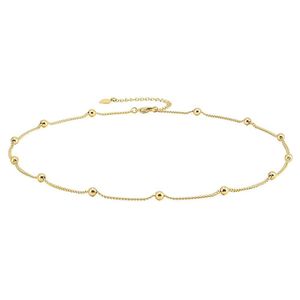 Pendanthalsband paljedkedjan halsband satellitpärla Dainty Thin 18k guld enkel choker boho smycken gåva för kvinnor släpp de dhgarden dhkvg