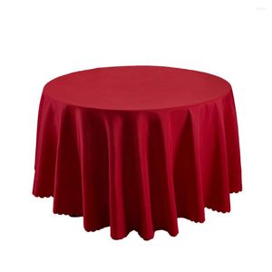 Table Cloth El Restaurant Simple Design Round Wedding Party Tablecloth Reusable Decoration Festival Ornament