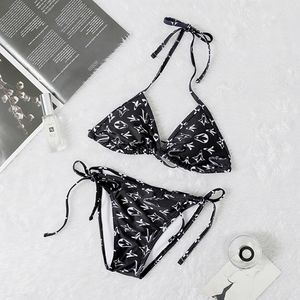 2023SS Hot Selling Bikini Women Fashion Badkläder i lager Swimsuit Bandage Sexig baddräkter Sexig Pad Tow-Piece 8 Styles LL002