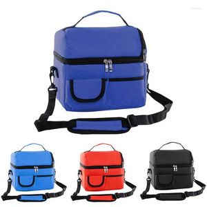 Storage Bags Lunch Bag For Women Kids Men Multifunction Food Picnic Cooler Case Insulated Tote Container 2023 Drop