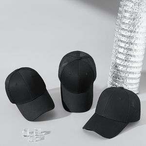 Primavera e verão Novo estilo coreano TOMELENTE MESS DE MESH BASEBOL TOMENTE MENS E MUILEMENS ALTERIRA INSPROVELA DE SOL CAP PETO NO ESTOQUE ATRADECIMENTO