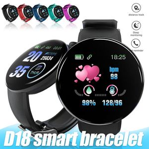 D18 Smart Band Bracelet Color сенсорный экран D18S Trackbands Tracker Smart часов