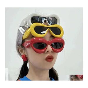 Sunglasses Funny Balloon Men And Womens Inflatable Cute Glasses Candy Color Fashion Show Drop Delivery Accessories Dh5G6