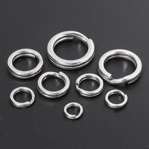 10-20 teile/los 316 Edelstahl Schlüsselring Split Ring Schlüssel Ring Für Schlüssel Kette Schlüsselbund Diy Schmuck Machen Sleutelhanger schlüssel Ringe