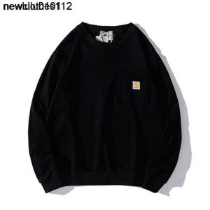 Новая мужская толстовка толстовка Северной Америки бренд Carhart Sweater Classic Pocket Woven Label Thin Loine Lake Designess