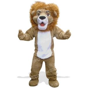 Halloween Lion Mascot Costume Dostosuj kreskówkę Anime Postacie Xmas Outdoor Party Strój imprezowy unisex imprezowy garnitury