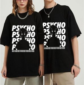 メンズタンクトップス日本のアニメモブサイコ100ハラジュクモブサイコハイアクカギーマイガオファニーTシャツ男性女性コスプレ特大Tシャツ