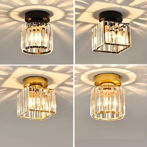 Światła sufitowe LED Crystal Nowoczesne lampa okrągłe kwadratowe oświetlenie do salonu werange