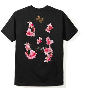 メンズTシャツファッションASSCアンチソーシャルクラブクロスプリントTシャツカジュアルカップルコットンショートティー高品質の卸売lulusgood