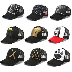 Snapbacks Mesh Baseball Cap mass mais barato e respirável de verão chapéu de pai unissex ao ar livre Snapback Trucker Caps Visor P230512