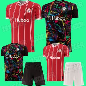 23 24 Bristol City camisetas de fútbol The Robins PATERSON WELLS SEMENYO MARTIN WEIMANN portero 2023 2024 Hombres Niños Kits maillot de camiseta de fútbol