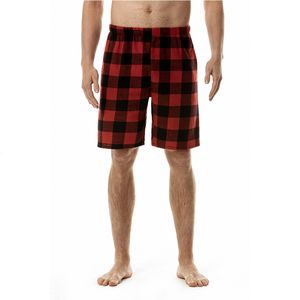 Męskie spodnie męskie luźne krótkie czeku Man Fashion Plaid Pajama 230515