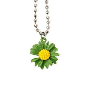 Collane con ciondolo Girasole Piccola collana margherita per le donne Ragazze Festa Estate Spiaggia Moda Accessorio per gioielli Regalo all'ingrosso Dhgarden Dhdur