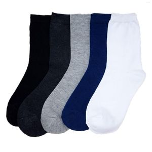 Men's Socks PEONFLY Casual Men's Business For Men Cotton Brand Crew Black White Gray Long Male 2023 Warm Autumn Winter