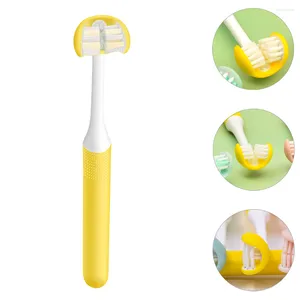 Complete Toothbrushes Adults Teeth Gum Care 3 Sided Cleaning Household Autistic Nursing