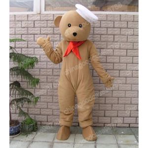 Performance Brown Bear Mascot Costume de alta qualidade Festival Dressal Dress Halloween Natal unissex ao ar livre