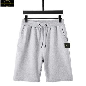 Mäns plus-storlek shorts Bomullshorts Män sommarmärke avslappnad lös basket fem-punkts byxor Lossa fast färg andningsbara bekväma shorts