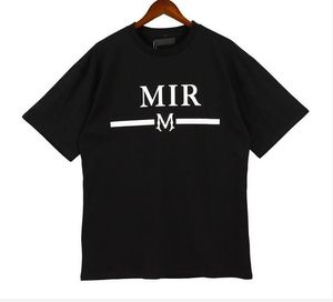 2023 Designer Herren T-Shirts Damen A Miri Gedruckt Mode Amirs Mann T-Shirt Casual T-Shirts Kurze Ärmel Luxus Hip Hop Streetwear T-Shirts Orange Blau Größe S-XL Hy