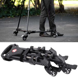 Tripods Kingjoy VX-600 Tripod Dolly Base Foldable Professionl Pograophy 3 Wheels Stand Accessories