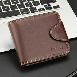 New business casual men's wallet with horizontal zipper buckle wallet model leather wallet 230515