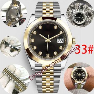 20 kloc wysokiej jakości zegarek Diamentowy zegarek Brązowy i czarny diament gładkie krawędzie Ramka Montre de Luxe 2813 Automatyczne 41 mm wodoodporne MENS324R