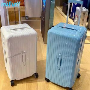 Glossy Trolley Case Super Large Capacity Luggage Net Celebrity Suitcase Soft Luggage Carry On Luggage With Wheels 2023