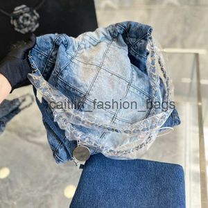 cc bag channel trend 22 bags black trash design denim argento antico grande tote borsa da donna messenger shopping bag handbag designerbirkin handbag