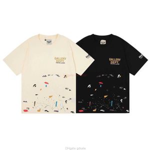 Designermode Kleidung T-Shirts T-Shirt Galleryes Depts Tokyo Japan Limited Colorful Splash Ink Herren Damen Jugend Kurzarm T-Shirt Luxus Casual Tops zum Verkauf 2023