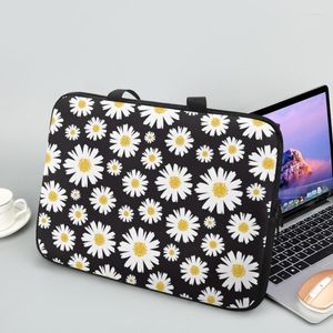 Сумки для покупок 2023 Sun Flowers Print Bag для ноутбука для HP Dell Asus Apple Huawei Universal Travel Dimbag 10.12.13.15.17ince Computer Case