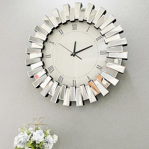 Duvar saatleri dijital modern saat cam büyük sessiz benzersiz estetik orijinal oda dekor ürünleri izle 3D relogio de parede hediye