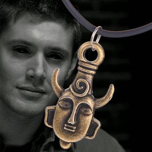 3 Färg Angel Wicca Dean Winchester Jensen Ackles Supernatural Amulet Pendant Necklace Drop Ship