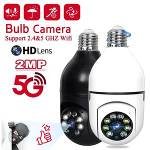 2.0MP E27 Presa Lampadina Telecamera Smart Home WiFi Telecamera IP con rilevatore di movimento a 360 ° Citofono vocale remoto Visione notturna a colori Full HD